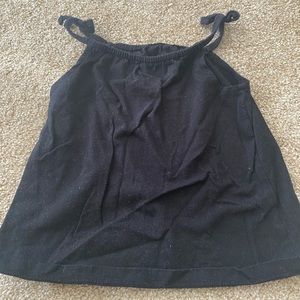 Black tank top